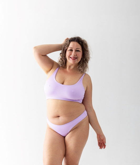 Demure Shelf Bikini Top