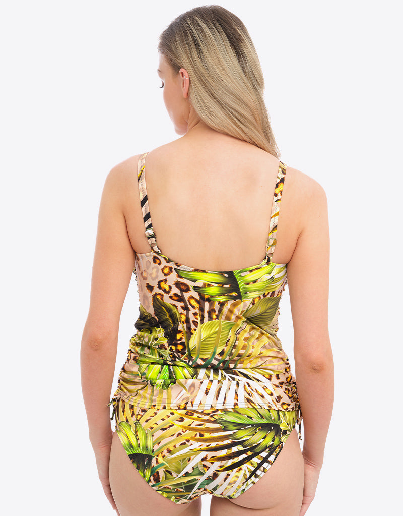 Fantasie Kabini Oasis Twist Front Tankini Top Multi
