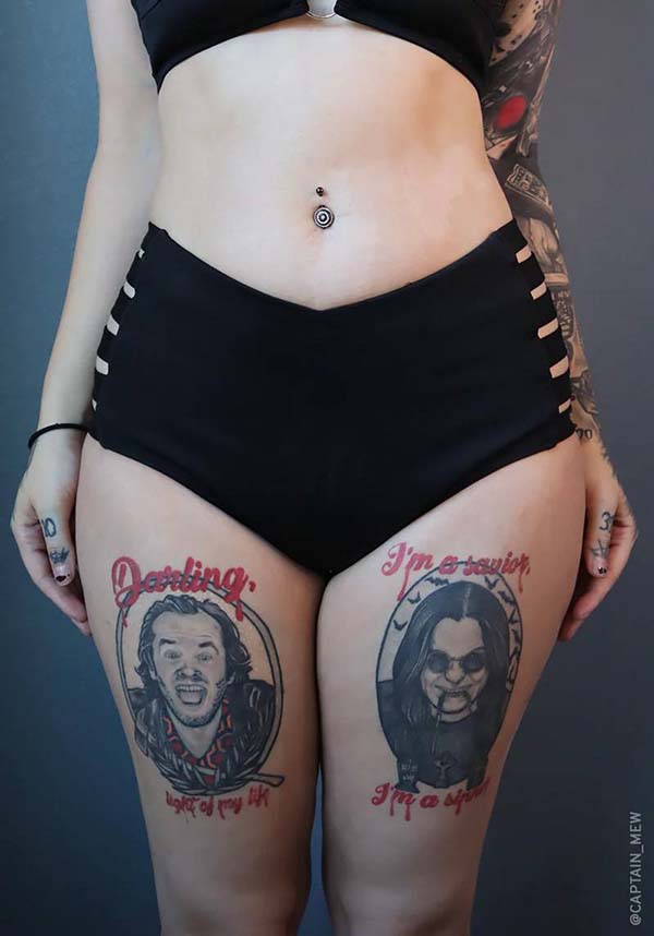 Black Widow High Waisted | BIKINI BOTTOMS