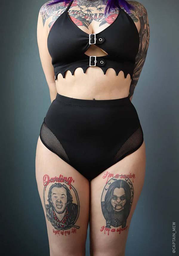 High Waisted Fishnet | BIKINI BOTTOMS