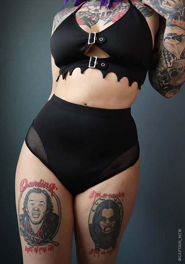 High Waisted Fishnet | BIKINI BOTTOMS