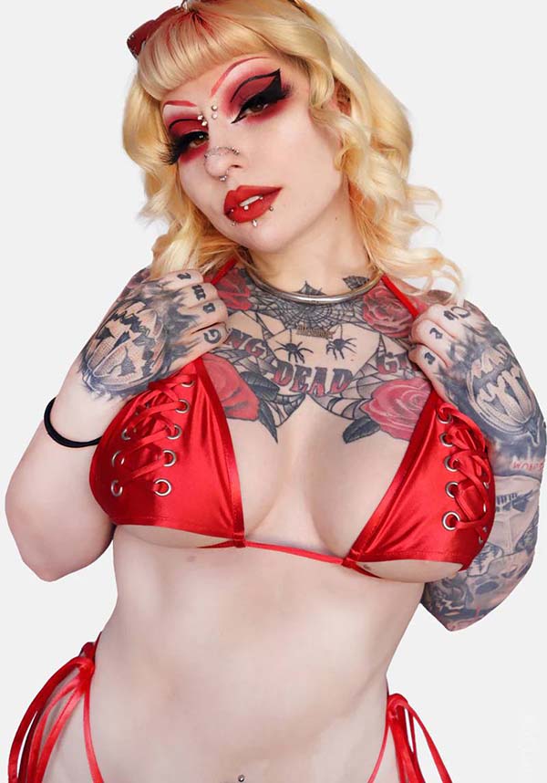 Vixen [Red] Micro | BIKINI TOP