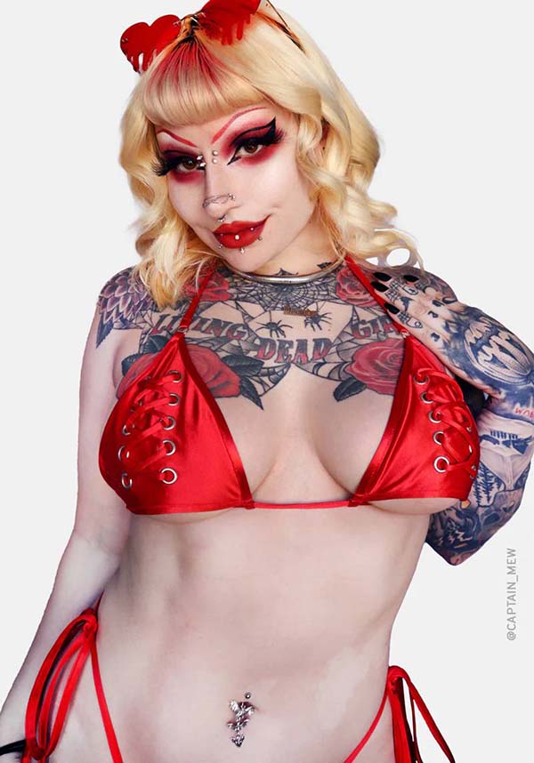 Vixen [Red] Micro | BIKINI TOP