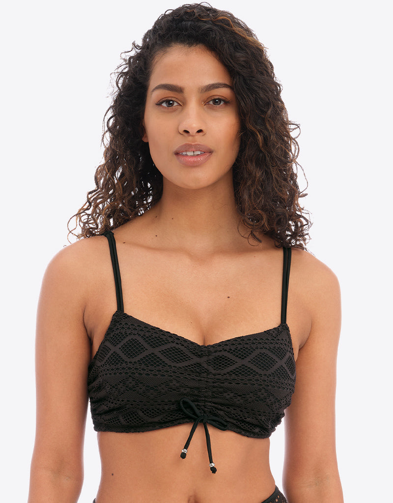 Freya Sundance Underwired Bralette Bikini Top Black