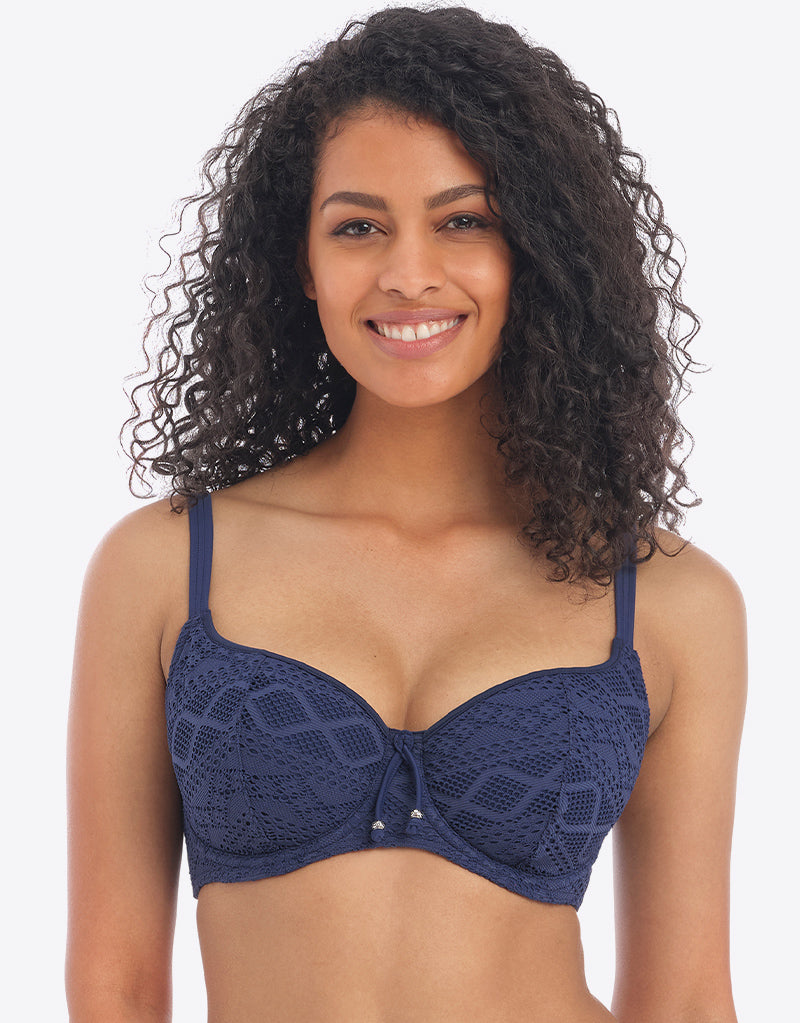 Freya Sundance Sweetheart Bikini Top Denim