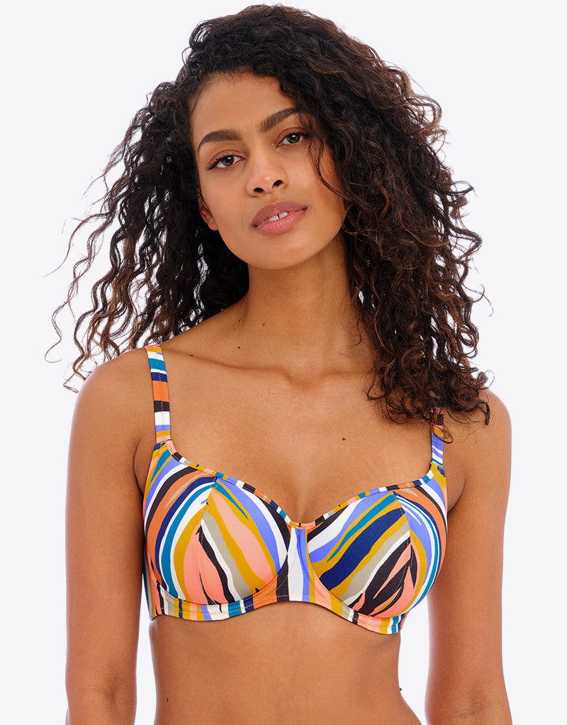 Freya Torra Bay Sweetheart Bikini Top Multi