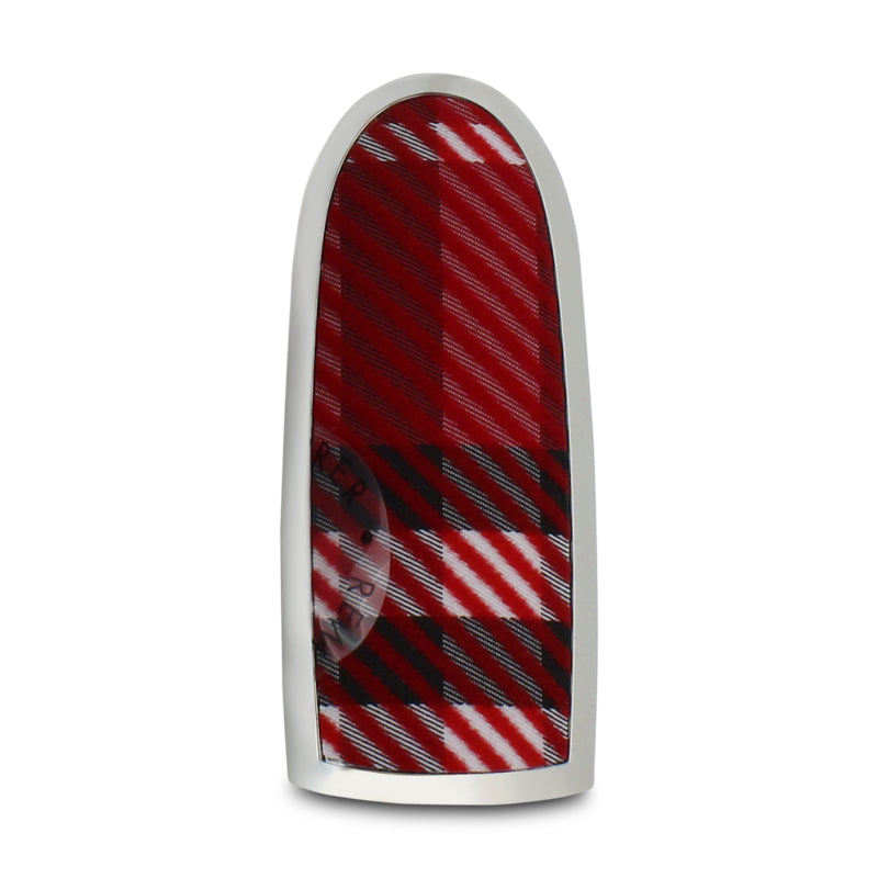 Guerlain Rouge G The Double Mirror Lipstick Case Graphic Tartan
