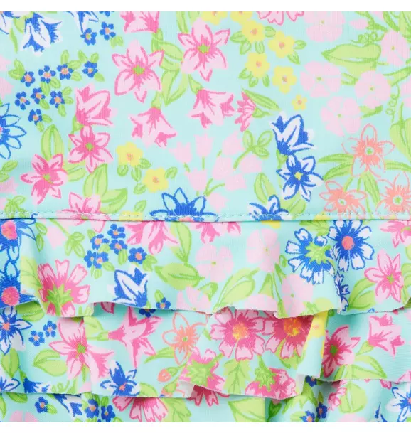 Multicolor Ditsy Floral L/S Rashguard