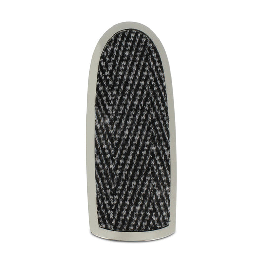 Guerlain Rouge The Double Mirror Lipstick Case French Chevron