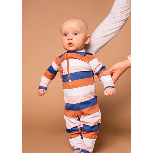 Kortni Jeane Swimwear MRG 1pc Four Stripes