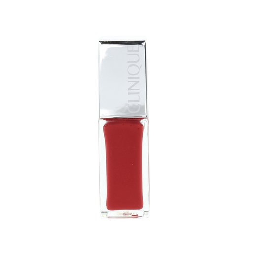 Clinique Pop Lacquer Red Lipstick + Primer 02 Lava Pop