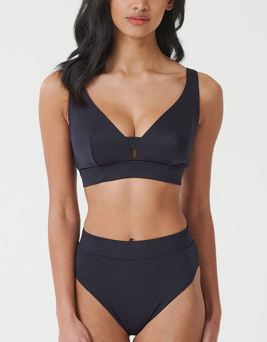 Miss Mandalay Christina Non Wired Bikini Top Black