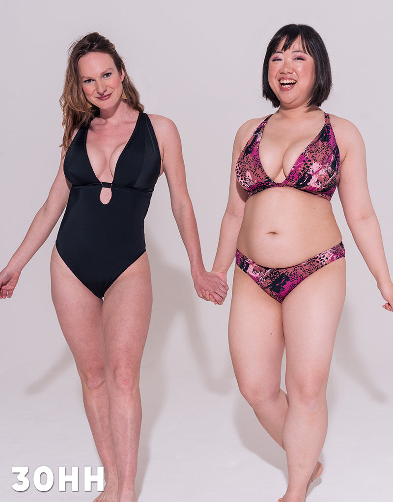 Curvy Kate Pool Party Reversible Non-Wired Swimsuit Print Mix