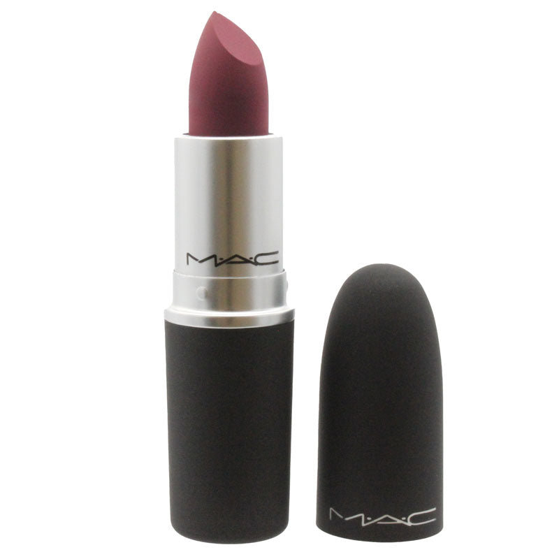 MAC Powder Kiss Matte Red Lipstick 305 Burning Love