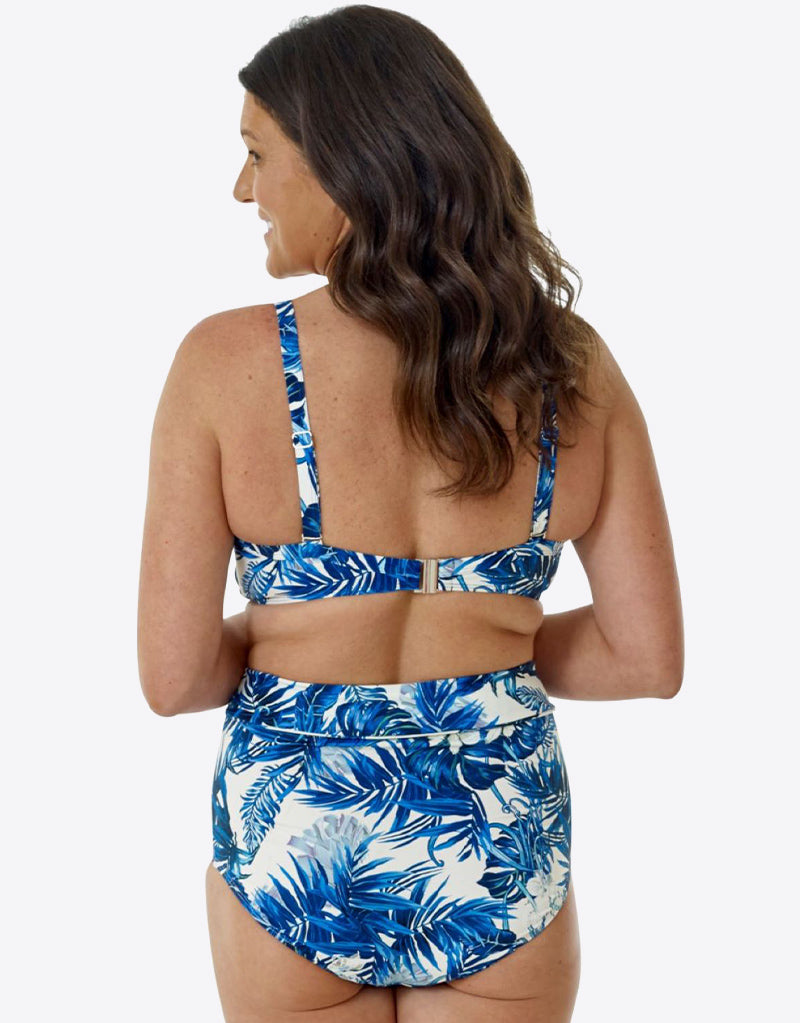 Seaspray Capri Balcony Bikini Top Blue