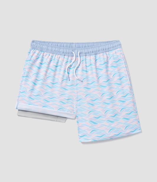 Mosaic Waves Men's Swimsuit - 5.5" inseam