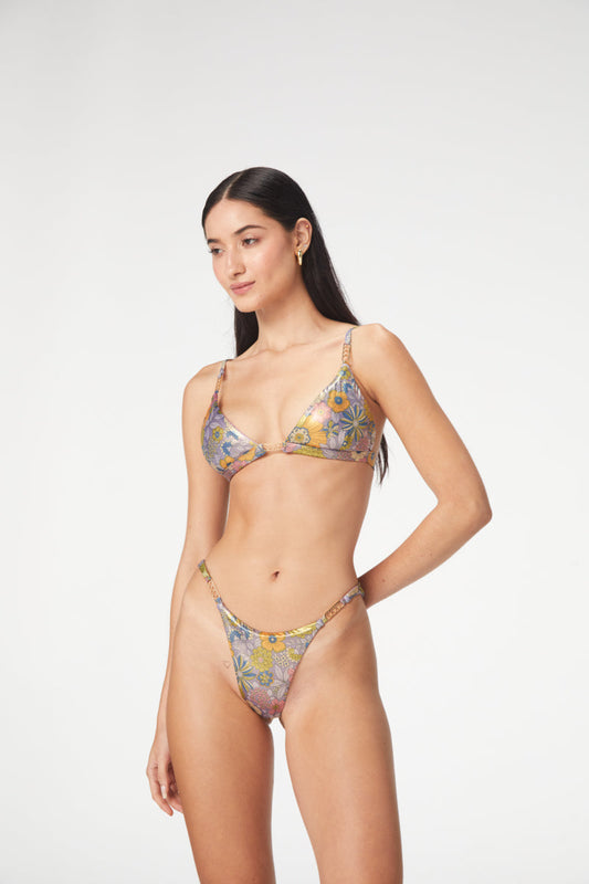 Dalia Metallic Flowers Bottom - Juicy Couture